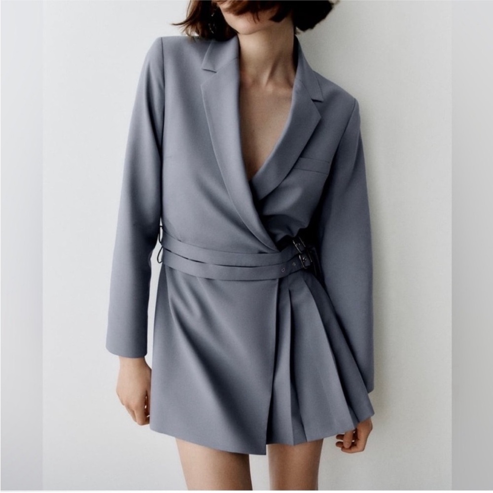 zara blazer dress